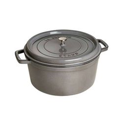 Litinový hrnec s poklicí Staub Cocotte, grafitově šedá, 26 cm / 5,2 l
