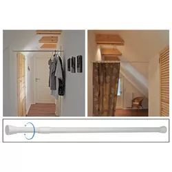 Teleskopická rozpěrná tyč na závěs, 140-260 cm