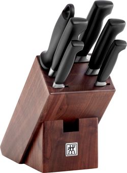 Zwilling Dřevěný blok s noži a ocílkou Four Star, 7 ks 35221-007