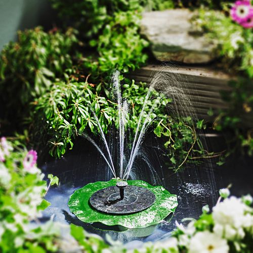 Solární fontána leknín, ø 28 cm
