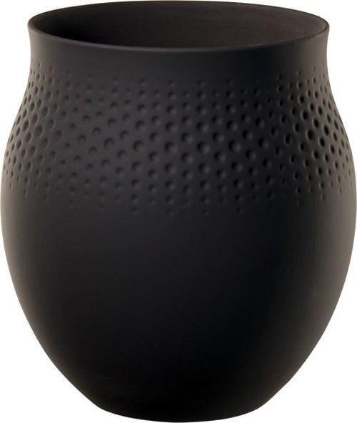 Villeroy & Boch Collier Noir porcelánová váza Perle, 17,5 cm