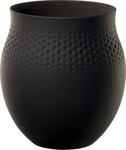 Villeroy & Boch Collier Noir porcelánová váza Perle, 17,5 cm