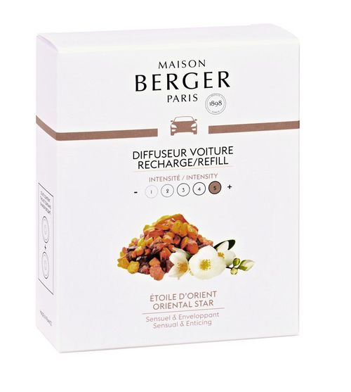 Maison Berger Paris keramická náplň vůně do auta Kouzlo Orientu, 2 ks