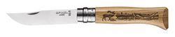 OPINEL zavírací nůž N°08, Animalia Deer, délka čepele 8,5 cm, motiv jelen
