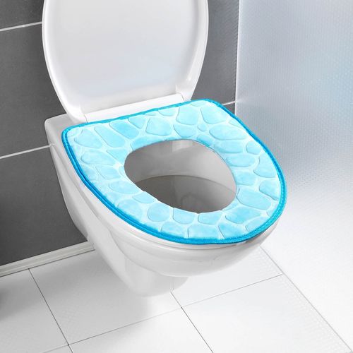 Polstrované sedátko na wc, modré