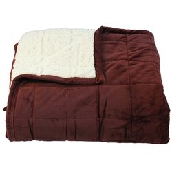 BO-MA Trading Beránková deka Sandra hnědá, 150 x 200 cm