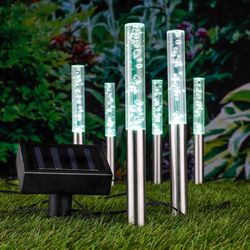 Solární LED světlo Bubbles, 6 ks