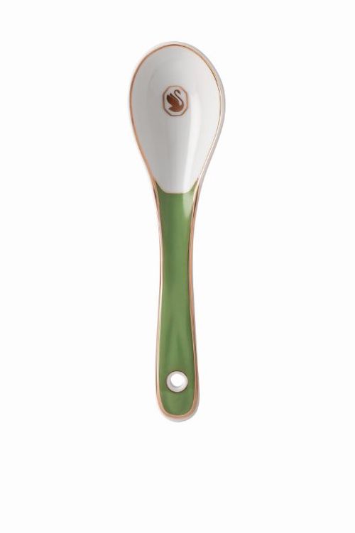Rosenthal Porcelánová lžíce na rýži Swarovski Signum Fern, 14 cm 14204-426349-19106