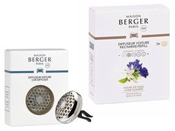 Maison Berger Paris sada spony na vůni do auta Honey Comb a vůně do auta Květy pižma, 2 ks