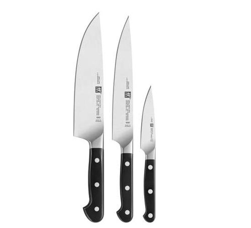 Zwilling Pro set nožů - 3 ks (kuchařský, plátkovací, špikovací)