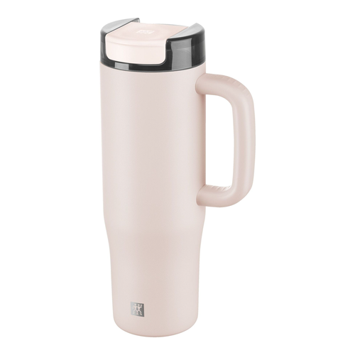 Zwilling Nerezový termohrnek s ouškem Thermo Plus, 0,9 l, růžový