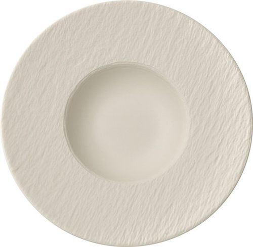 Villeroy & Boch Manufacture Rock Blanc talíř na těstoviny, Ø 29 cm