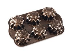 Forma Nordic Ware na 6 květů slunečnice, bronzová, 0,71l