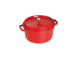 Litinový hrnec s poklicí Staub Cocotte, višňová, 26 cm / 5,2 l