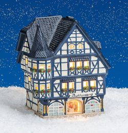 Porcelánová dekorace knihovna