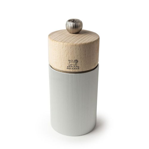 Peugeot Mlýnek na sůl Line Zirlion, 12 cm, dřevo / hliník