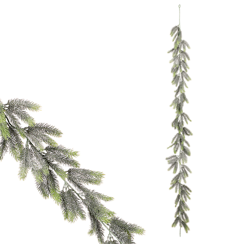 Vánoční smrková girlanda, 170 cm, zelená