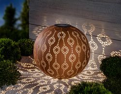 Solární dekorační koule rusty