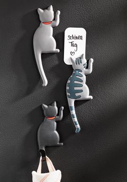 Magnetky na lednici kočka, 3 kusy