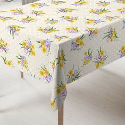 Forbyt Ubrus s nešpinivou úpravou Narcisky, 155 cm