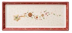 Villeroy & Boch Winter Bakery Delight hranatý koláčový podnos, 39 x 17 cm 14-8612-2797