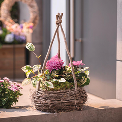 Proutěný obal na květináč Pyramide