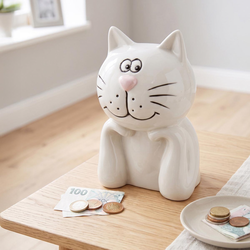 Pokladnička Kočka, 18 cm