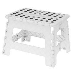 Skládací stolička bílá, 29 x 22 cm