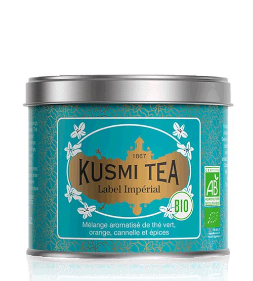 Sypaný bio organický zelený čaj Kusmi Tea Imperial Label, 100 g