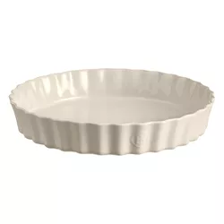 Emile Henry Hluboká koláčová forma, Ø 32 cm, slonová kost 26032