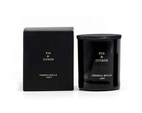 Cereria Mollá Vonná svíčka Fig & Citrus, 230 g, černá 5547