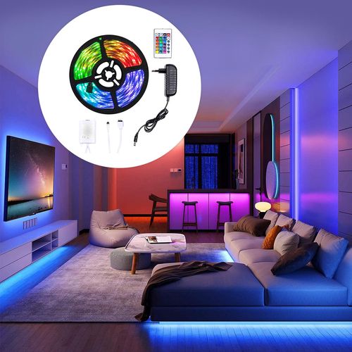 Led pásek s dálkovým ovládáním, 5 m