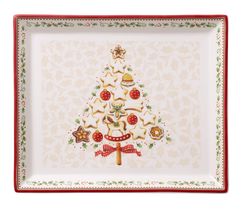Villeroy & Boch Winter Bakery Delight hranatý koláčový podnos, 27 x 22,5 cm 14-8612-2856
