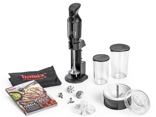 Ponorný tyčový mixér Bamix BBQ 200 W, černý