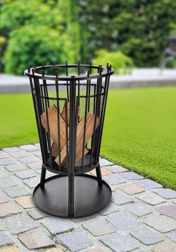 Zahradní přenosné ohniště koš