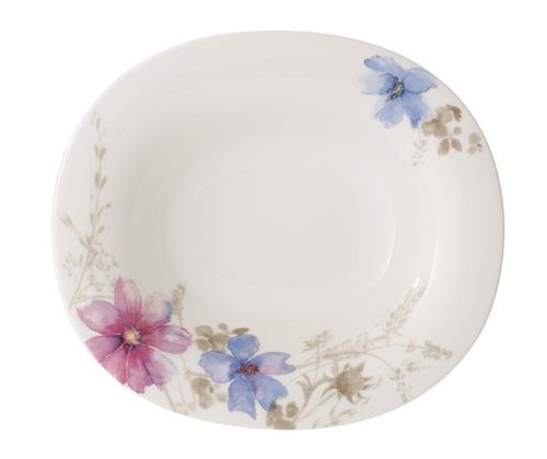 Villeroy & Boch Mariefleur Gris oválný hluboký talíř, 24 x 21 cm