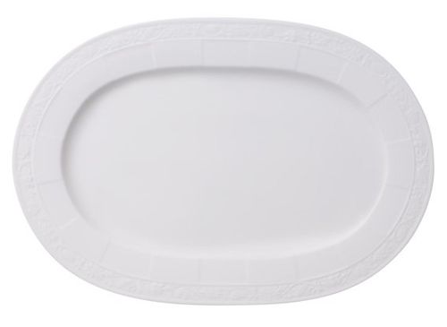 Villeroy & Boch White Pearl oválný servírovací talíř, 35 cm