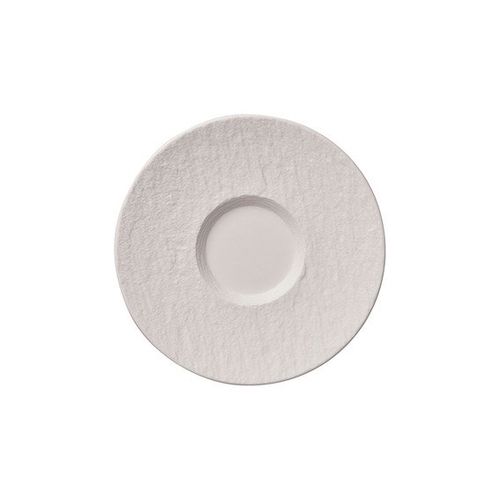 Villeroy & Boch Manufacture Rock Blanc kávový podšálek, Ø 15,5 cm