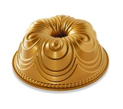 Nordic Ware Forma na bábovku Chiffon 2,3 l, zlatá
