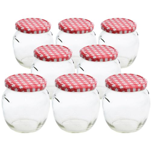 Orion Sada zavařovacích sklenic s víčkem Karo 0,5 l, 8 ks