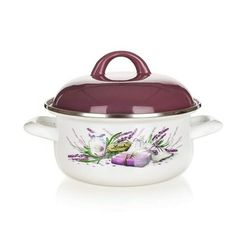 Banquet LAVENDER smaltovaný kastrol 18 cm