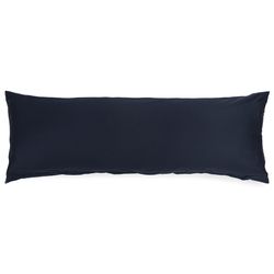 4Home povlak na Relaxační polštář Náhradní manžel satén tmavě modrá, 50 x 150 cm