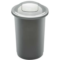 Aldo Odpadkový koš na tříděný odpad Top Bin 50 l, stříbrná