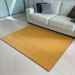 Vopi Kusový koberec Eton lux žlutá, 60 x 110 cm