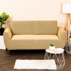 4Home Multielastický potah na dvojkřeslo Comfort béžová, 140 - 180 cm